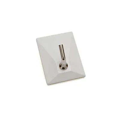 GANCI ADESIVI IN PLASTICA BIANCHI 1 POSTO