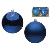 SFERE LISCE 1 LUCIDA + 1 SATINATA COLORE BLU