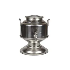 FUSTO INOX PER OLIO SALDATO LT.5 CON BASE