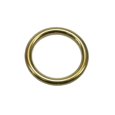 ANELLI PER SCORRITENDA TUBOLARI IN OTTONE LUCIDO
