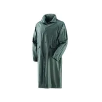 IMPERMEABILE CAPPOTTO IN NYLON SPALMATO IN PVC VERDE