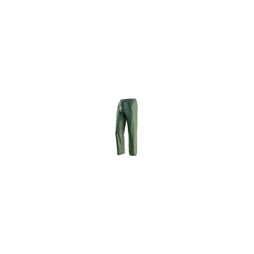 IMPERMEABILE PANTALONE IN NYLON SPALMATO IN PVC VERDE