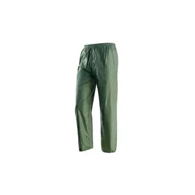 IMPERMEABILE PANTALONE IN NYLON SPALMATO IN PVC VERDE