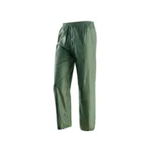 IMPERMEABILE PANTALONE IN NYLON SPALMATO IN PVC VERDE