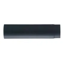 TUBO PLUS LIGHT PER STUFA NERO OPACO