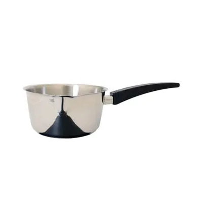 CASSERUOLA INOX CONICA MANICO IN BACHELITE