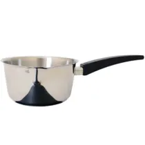 CASSERUOLA INOX CONICA MANICO IN BACHELITE