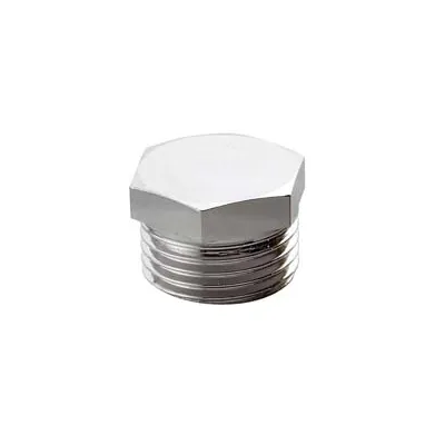 TAPPO MASCHIO OTTONE CROMATO