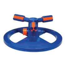 IRRIGATORE STATICO CIRCOLARE IN PLASTICA CON TRE BRACCI