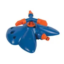 IRRIGATORE TRE BRACCI CON BASE A FARFALLA