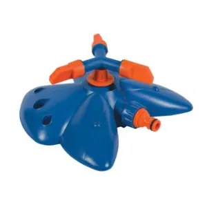 IRRIGATORE TRE BRACCI CON BASE A FARFALLA