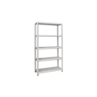 SCAFFALI IN KIT 5 RIPIANI GRIGIO ANGOLARI SPEZZATI