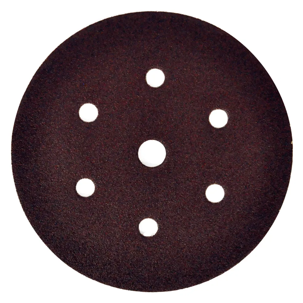 DISCO IN CARTA VELCRATO 'P64E' 7 FORI ø mm 150 x14 - grana 40 DISCO IN CARTA VELCRATO 'P64E' 7 FORI ø mm 150 x14 - grana 40