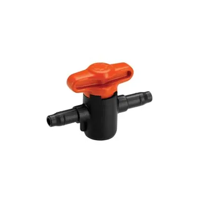 VALVOLA DI CHIUSURA PER TUBO DA 3/16" PER MICROIRRIGAZIONE