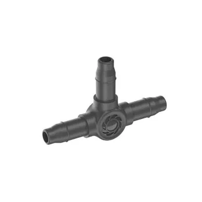 RACCORDO A T TUBO PER TUBO DA 3/16" PER MICROIRRIGAZIONE