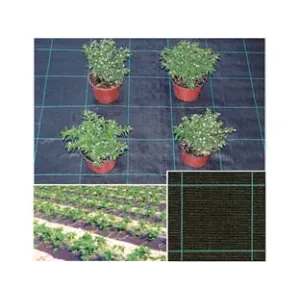 TELO IN RAFIA PER PACCIAMATURA NERO