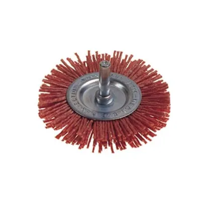 SPAZZOLA CIRCOLARE IN NYLON ABRASIVO ARANCIO