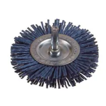 SPAZZOLA CIRCOLARE IN NYLON ABRASIVO BLU
