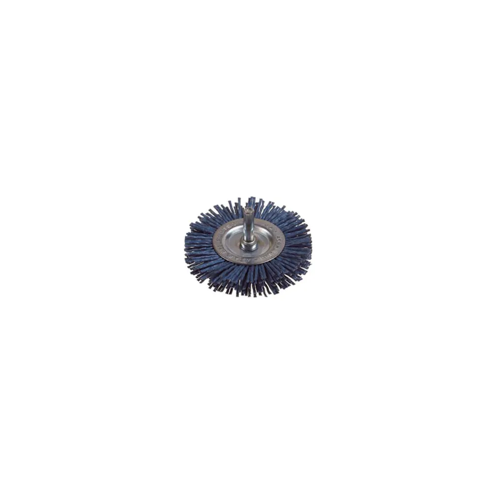 SPAZZOLA CIRCOLARE IN NYLON ABRASIVO BLU