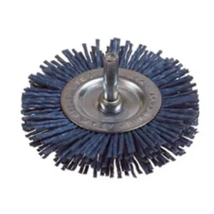 SPAZZOLA CIRCOLARE IN NYLON ABRASIVO BLU