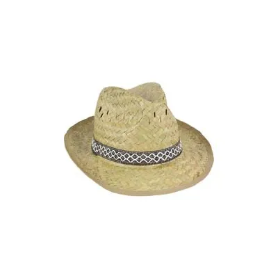 CAPPELLO IN PAGLIA NATURALE MODELLO ALPINO