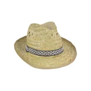 CAPPELLO IN PAGLIA NATURALE MODELLO ALPINO