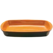 TEGLIA RETTANGOLARE IN TERRACOTTA BRUNELLA