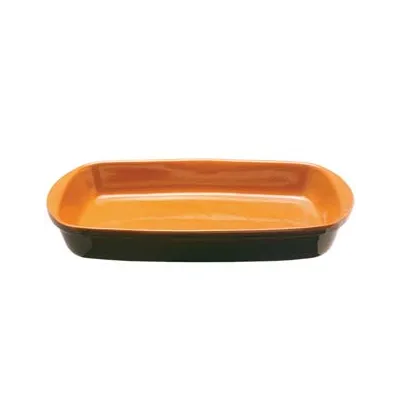 TEGLIA RETTANGOLARE IN TERRACOTTA BRUNELLA