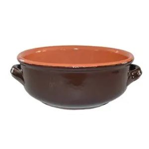 CIOTOLA CON MANICI IN TERRACOTTA BRUNELLA