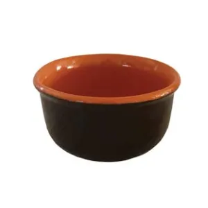 CIOTOLA IN TERRACOTTA SENZA MANICI E SENZA COPERCHIO BRUNELLA