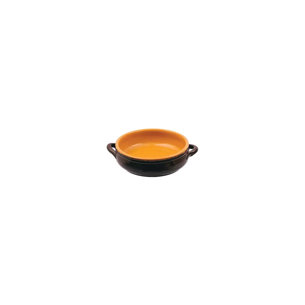 TEGAME IN TERRACOTTA BASSO 2 MANICI BRUNELLA