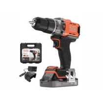 TRAPANO AVVITATORE BATTERIA LITO 18V  CON PERCUSSIONE (BCD383D1XK-QW)
