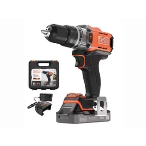 TRAPANO AVVITATORE BATTERIA LITO 18V  CON PERCUSSIONE (BCD383D1XK-QW)