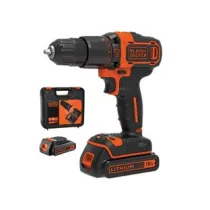 TRAPANO AVVITATORE CON 2 BATT. LITO 18V CON PERCUSSIONE (BDCHD18KB-QW)