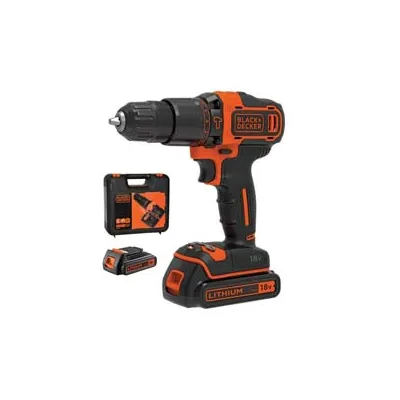 TRAPANO AVVITATORE CON 2 BATT. LITO 18V CON PERCUSSIONE (BDCHD18KB-QW)