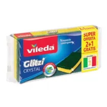 SPUGNA FIBRA VERDE GLITZY CRYSTAL