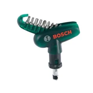 SET INSERTI CON 9 BIT E CACCIAVITE A CRICCHETTO