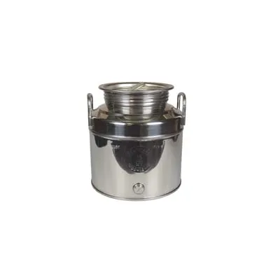 FUSTO INOX PER OLIO GRAFFATO LT.15