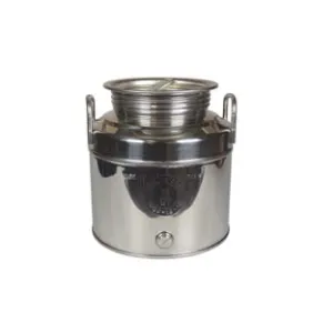 FUSTO INOX PER OLIO GRAFFATO LT.15