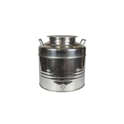 FUSTO INOX PER OLIO GRAFFATO LT.30