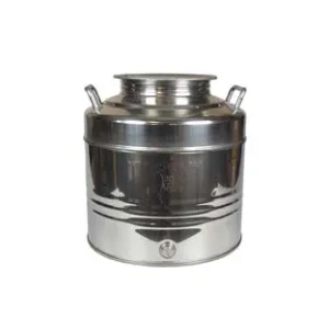 FUSTO INOX PER OLIO GRAFFATO LT.30