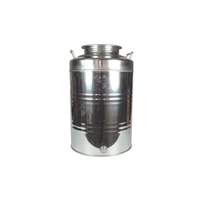FUSTO INOX PER OLIO GRAFFATO LT.50