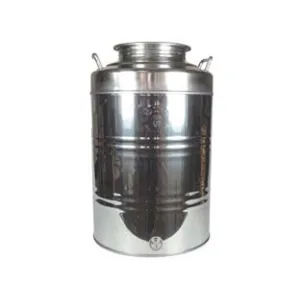 FUSTO INOX PER OLIO GRAFFATO LT.50