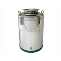 FUSTO INOX PER OLIO SALDATO LT.50