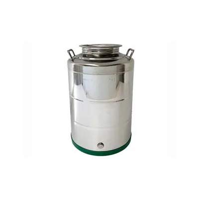 FUSTO INOX PER OLIO SALDATO LT.50