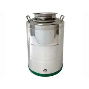 FUSTO INOX PER OLIO SALDATO LT.50