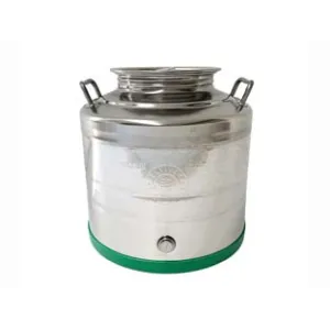 FUSTO INOX PER OLIO SALDATO LT.30