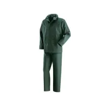 IMPERMEABILE GIACCA/PANTALONE IN POLIURETANO VERDE