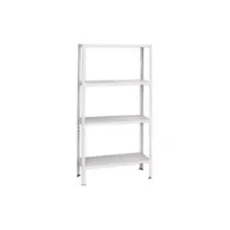 SCAFFALE IN KIT 4 RIPIANI BIANCO