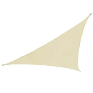 VELA OMBREGGIANTE POLIESTERE TRIANGOLARE  BEIGE